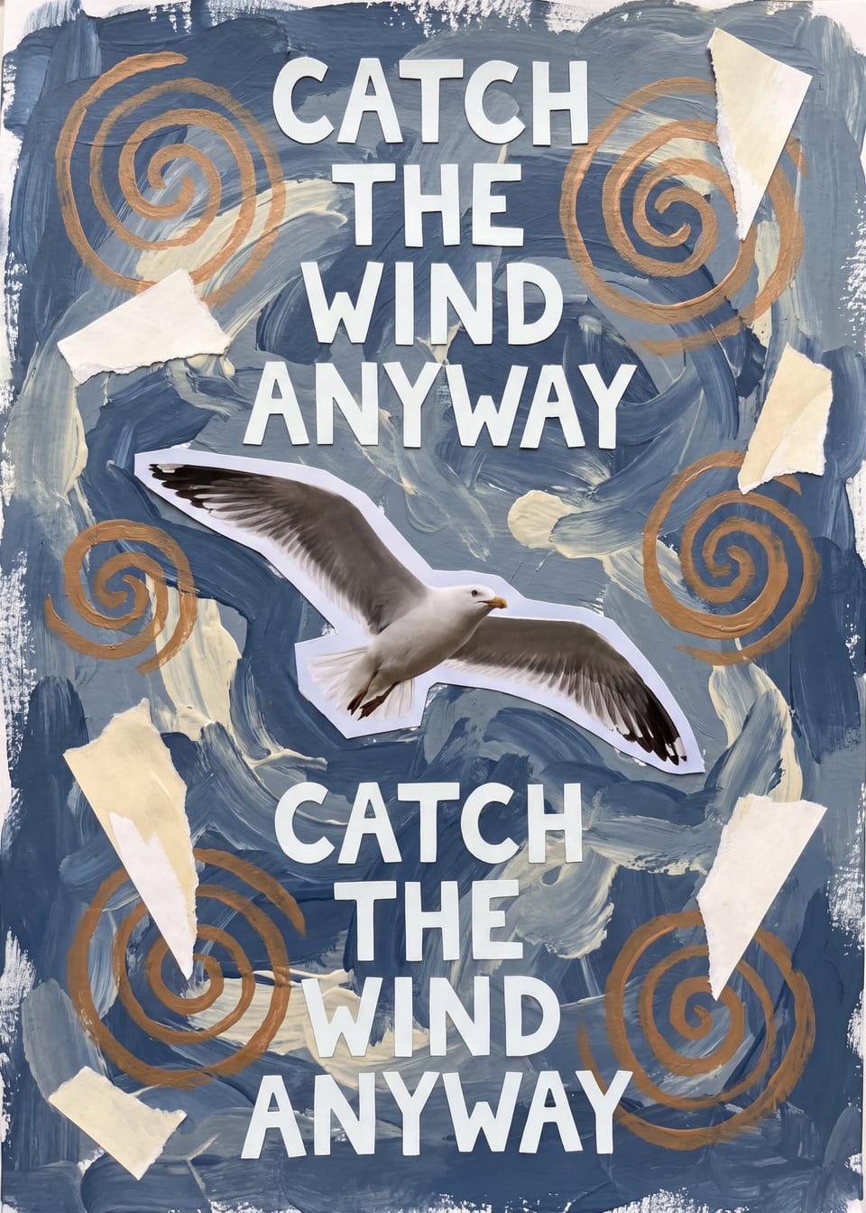 Catch the Wind Anyway — seagull print
