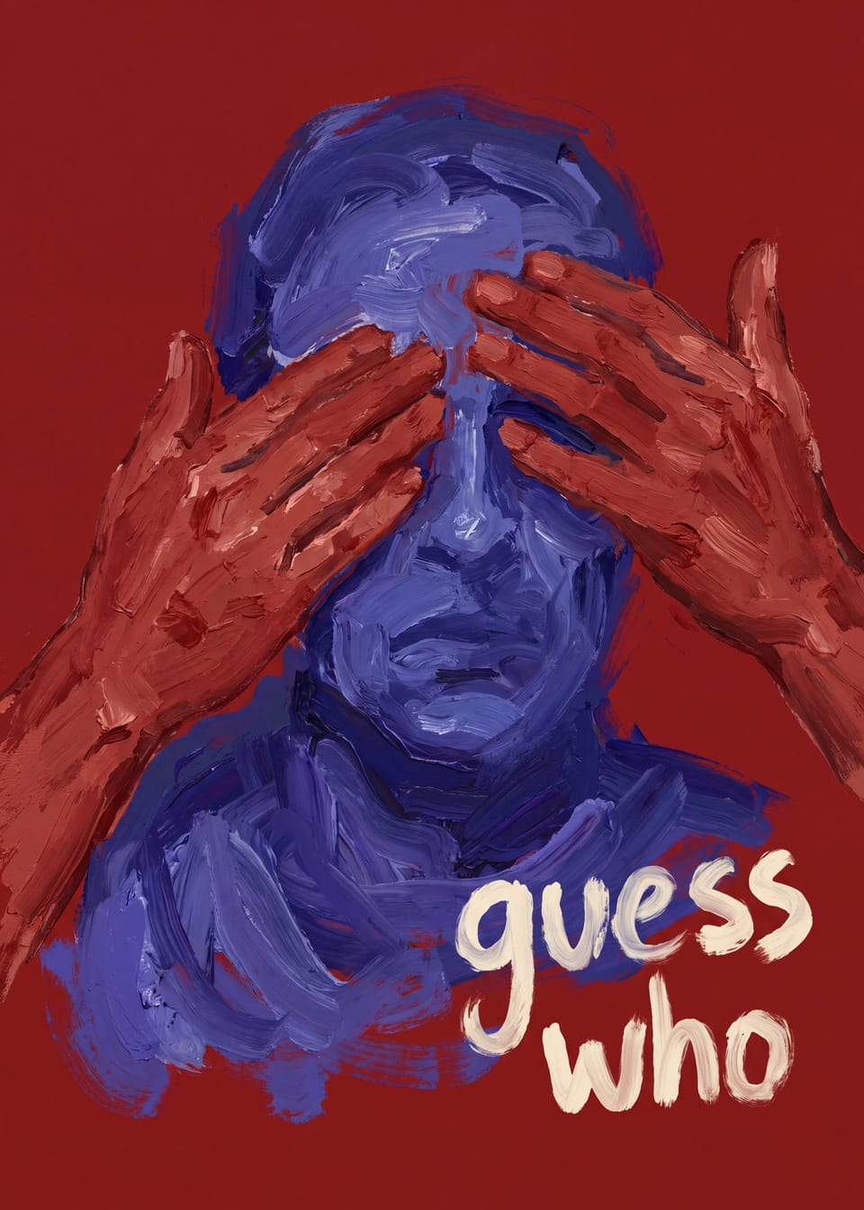 Guess Who — painted portrait print