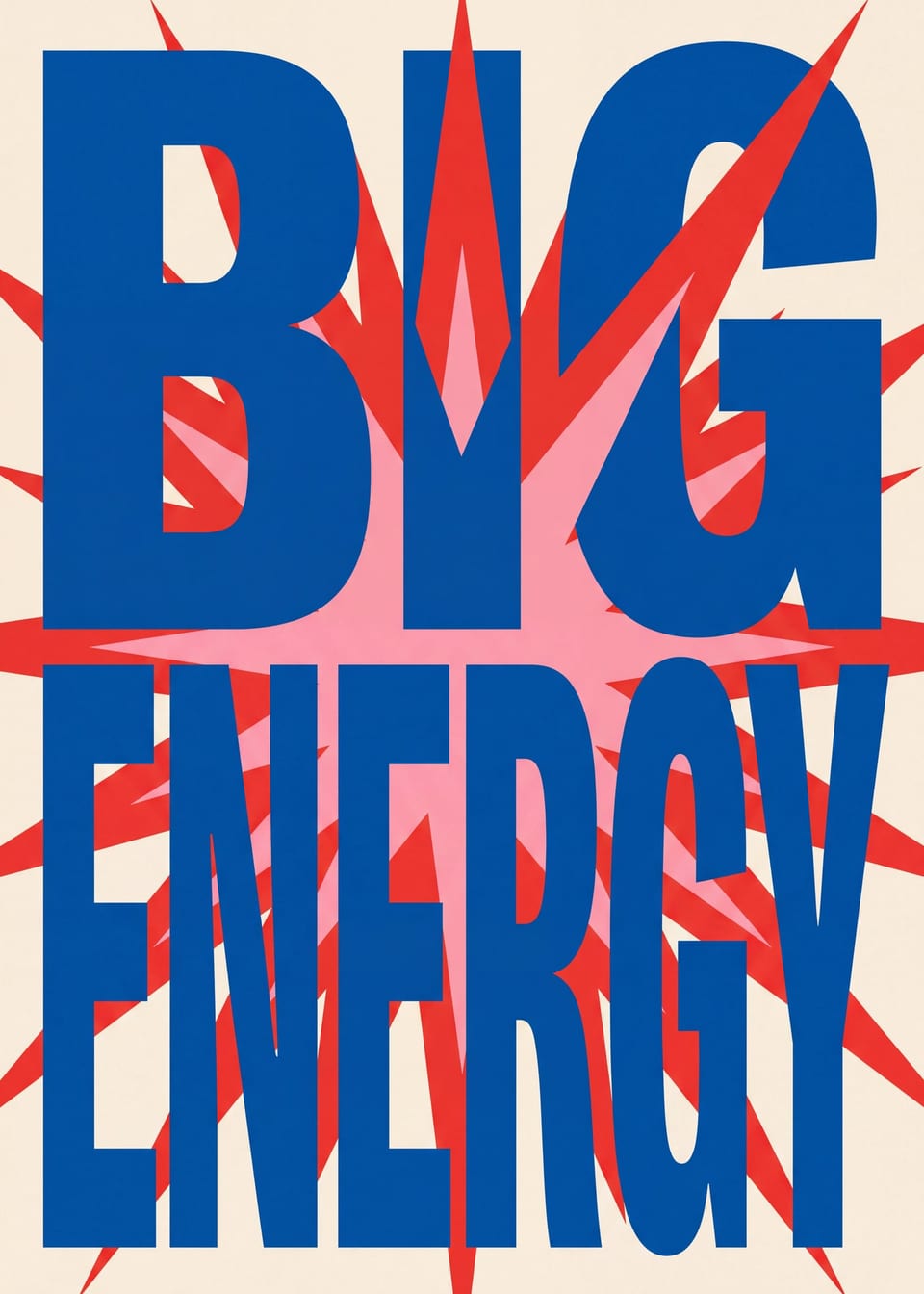 Big Energy — starburst print