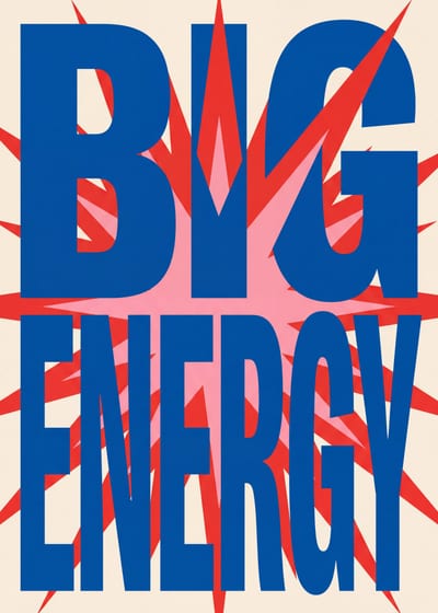 Big Energy — starburst print