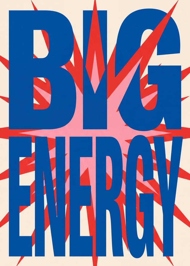 Big Energy — starburst print