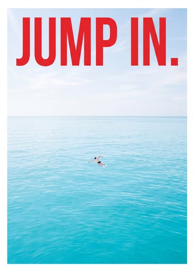 Jump In — sea print