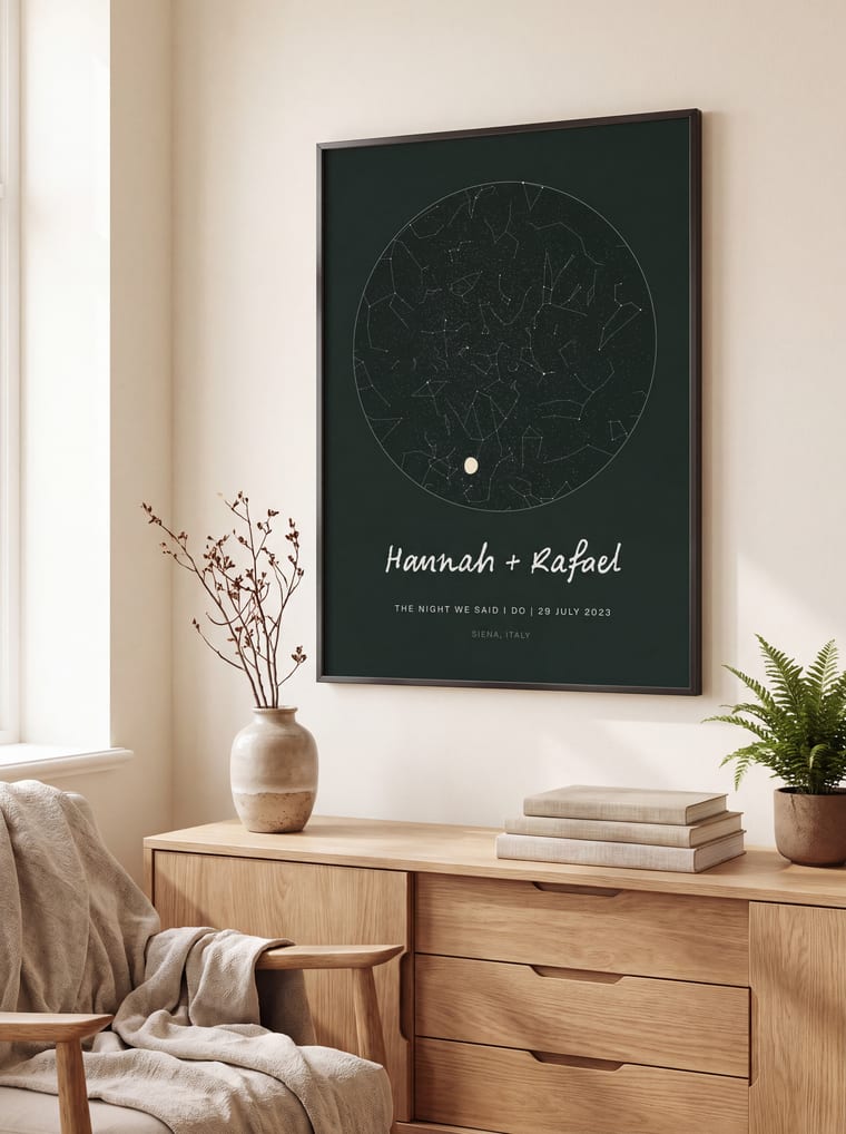 A sugarteddy poster on a wall — the quiet corner